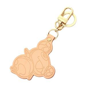 Louis Vuitton Leather Panda Charm Keychain